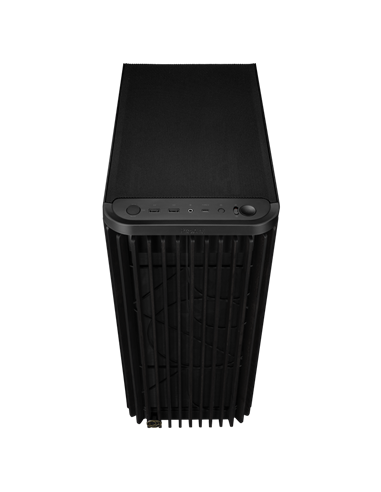 Компьютерный корпус ASUS ProArt PA401 Wood TG, Midi-Tower, Без блока питания, Чёрный