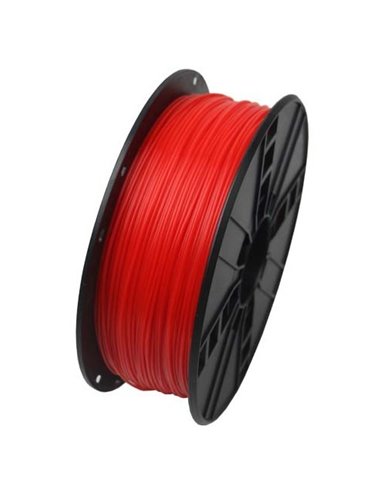 Filament pentru imprimantă 3D Gembird 3DP-PLA1.75-01-FR, PLA, Roșu Fluorescent, 1.75 mm, 1kg