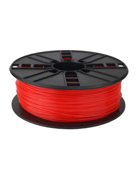 Filament pentru imprimantă 3D Gembird 3DP-PLA1.75-01-FR, PLA, Roșu Fluorescent, 1.75 mm, 1kg