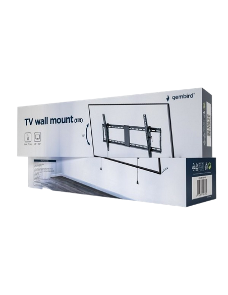 Suport TV de perete Gembird WM-90T-01, Negru