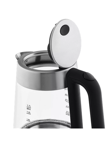 Fierbător electric Ardesto EKL-F200, Oțel Inoxidabil | Negru