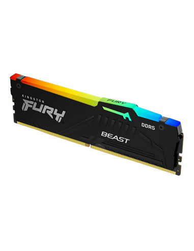 Оперативная память Kingston FURY Beast RGB, DDR5 SDRAM, 6000 МГц, 8 ГБ, KF560C30BBEA-8
