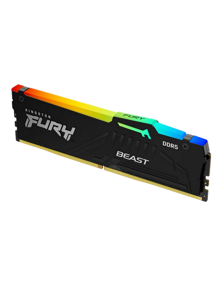Оперативная память Kingston FURY Beast RGB, DDR5 SDRAM, 6000 МГц, 8 ГБ, KF560C30BBEA-8