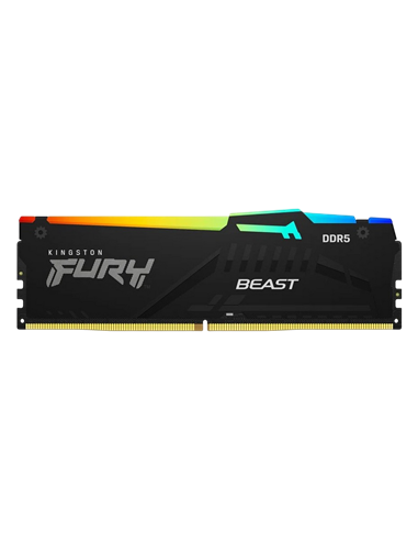 Оперативная память Kingston FURY Beast RGB, DDR5 SDRAM, 6000 МГц, 8 ГБ, KF560C30BBEA-8