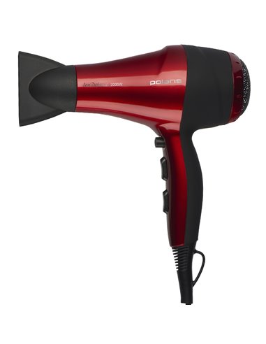 Фен Polaris PHD 2077i, 2000 Вт, Красный | Черный