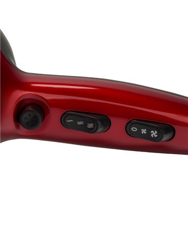 Фен Polaris PHD 2077i, 2000 Вт, Красный | Черный