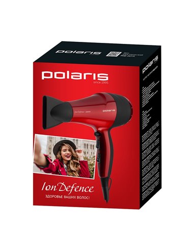 Uscător de păr Polaris PHD 2077i, 2000 W, Rosu | Negru