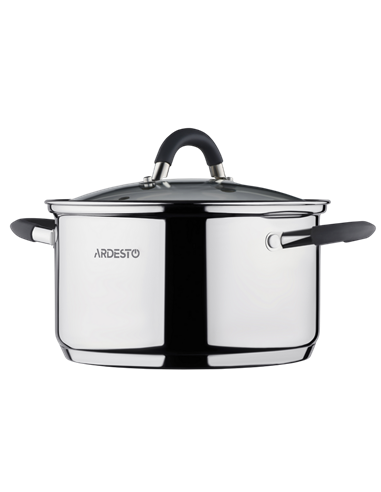 Кастрюля Ardesto AR1936CS, 3,4л, 20см, Нержавеющая сталь