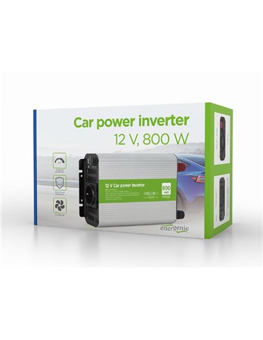 Invertor Auto Energenie EG-PWC800-01, 800W, Argintiu