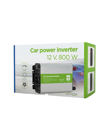 Invertor Auto Energenie EG-PWC800-01, 800W, Argintiu