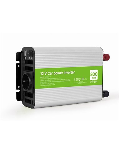 Автомобильный инвертор Energenie EG-PWC800-01, 800Вт, Серебристый
