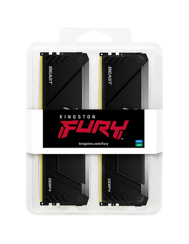Оперативная память Kingston FURY Beast RGB, DDR4 SDRAM, 3600 МГц, 32 Гб, KF436C18BB2AK2/32