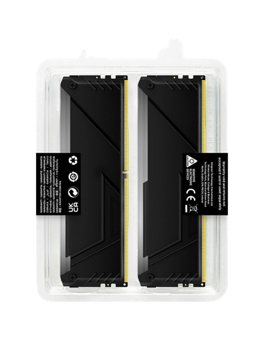 Оперативная память Kingston FURY Beast RGB, DDR4 SDRAM, 3600 МГц, 32 Гб, KF436C18BB2AK2/32