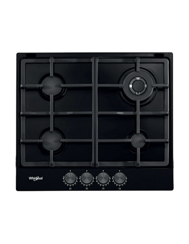 Plită pe gaz Whirlpool TKRL 661 NB, Negru