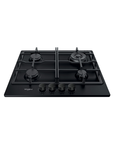Plită pe gaz Whirlpool TKRL 661 NB, Negru