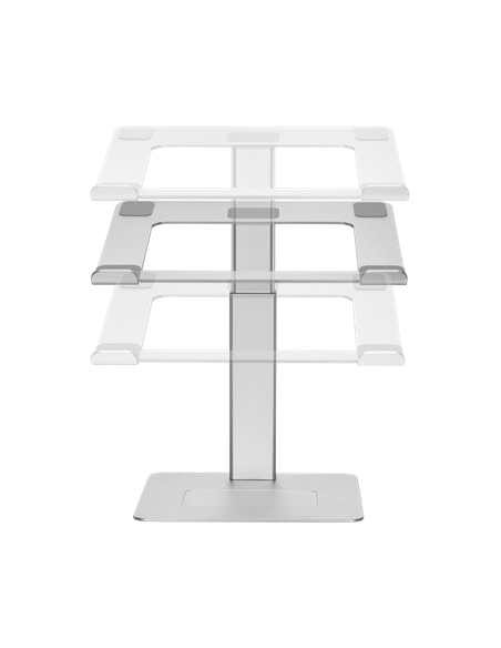 Подставка для ноутбука Gembird NBS-D1-02, Серебристый Подставка для ноутбука Gembird NBS-D1-02, Серебристый