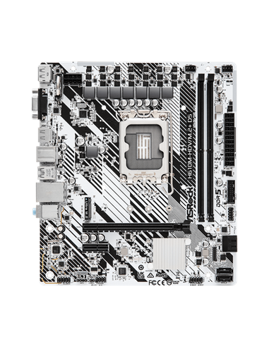 Placă de bază ASRock H610M-HDV/M.2+ D5, LGA1700, Intel H610, Micro-ATX