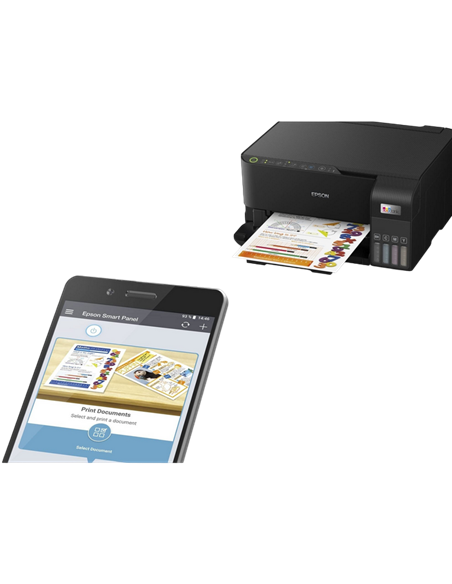 Imprimantă cu jet de cerneală Epson MFD EcoTank L3550, Negru