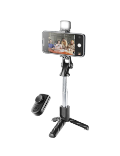 Монопод для селфи Cellularline Tripod Sparkle, Чёрный
