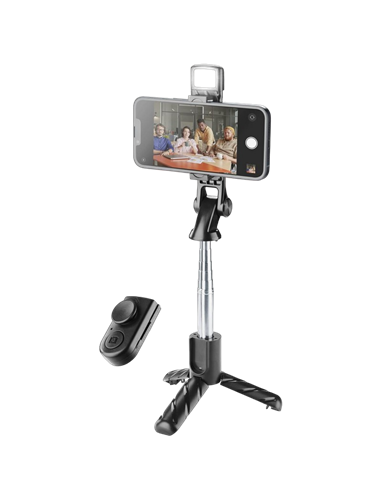 Монопод для селфи Cellularline Tripod Sparkle, Чёрный