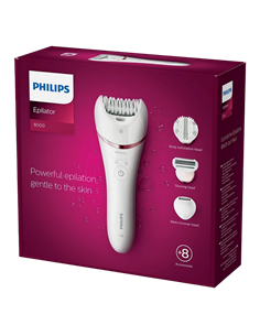 Epilator Philips BRE735/00, Alb | Roz 2