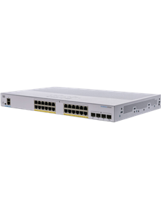 Switch de rețea Cisco CBS250-24P-4G, 24x 10/100/1000 Mbps