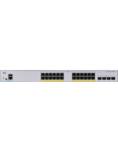 Сетевой коммутатор Cisco CBS250-24P-4G, 24x 10/100/1000 Мбит/с