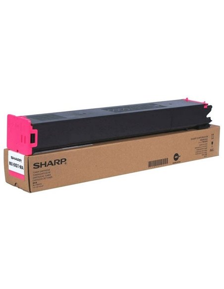 Тонер Sharp Toner MX-61GTMA, Magenta, Пурпурный