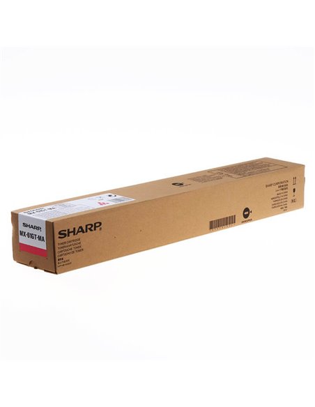 Тонер Sharp Toner MX-61GTMA, Magenta, Пурпурный