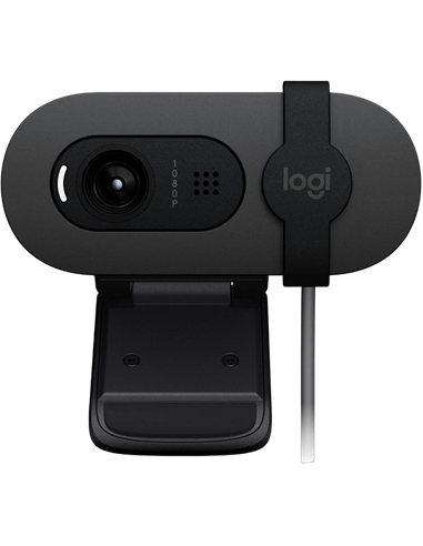 Cameră Web Logitech BRIO 100, 1920x1080, Negru