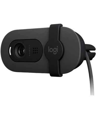 Веб-камера Logitech BRIO 100, 1920x1080, Чёрный