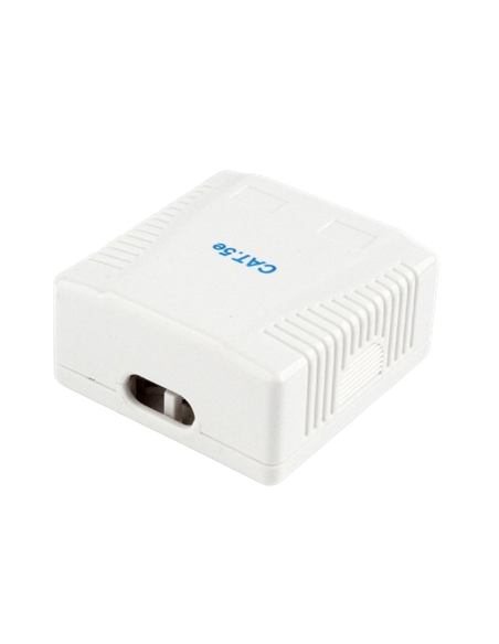 Розетка для настенного крепления Cablexpert NCAC-2F5E-01, Белый