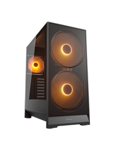 Компьютерный корпус Cougar Airface 180, Midi-Tower, Без блока питания, Чёрный