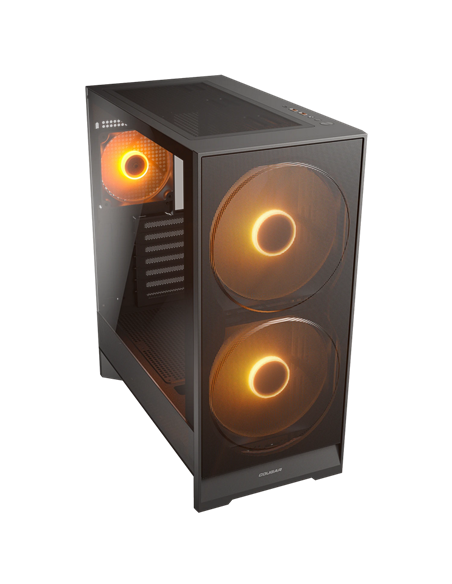 Компьютерный корпус Cougar Airface 180, Midi-Tower, Без блока питания, Чёрный Компьютерный корпус Cougar Airface 180, Midi-Tower, Без блока питания, Чёрный