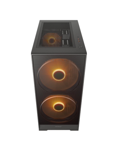 Carcasă PC Cougar Airface 180, Midi-Tower, Fără PSU, Negru