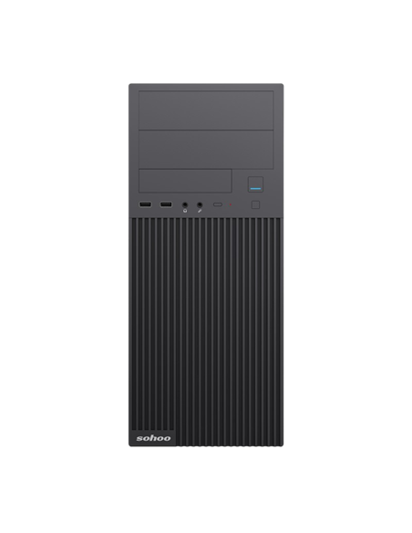 Компьютерный корпус Sohoo 2815BK, Midi-Tower, ATX, Чёрный