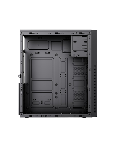 Carcasă PC Sohoo 2815BK, Midi-Tower, ATX, Negru