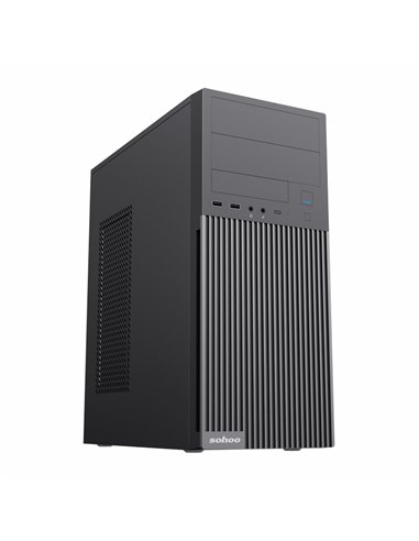 Компьютерный корпус Sohoo 2815BK, Midi-Tower, ATX, Чёрный