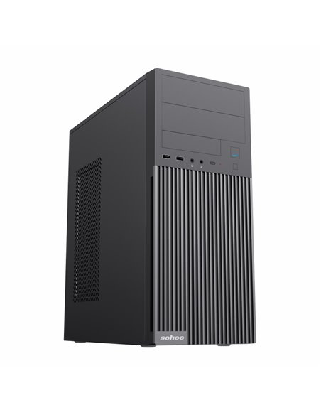 Компьютерный корпус Sohoo 2815BK, Midi-Tower, ATX, Чёрный