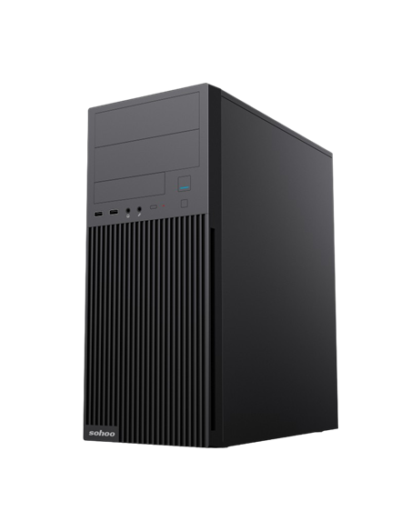 Компьютерный корпус Sohoo 2815BK, Midi-Tower, ATX, Чёрный