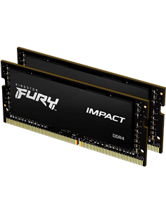Оперативная память Kingston FURY Impact, DDR4 SDRAM, 3200 МГц, 32 Гб, KF432S20IBK2/32 2