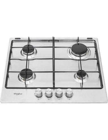 Plită pe gaz Whirlpool TKRL 650 IX, Oțel inoxidabil