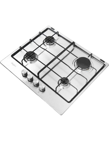 Plită pe gaz Whirlpool TKRL 650 IX, Oțel inoxidabil