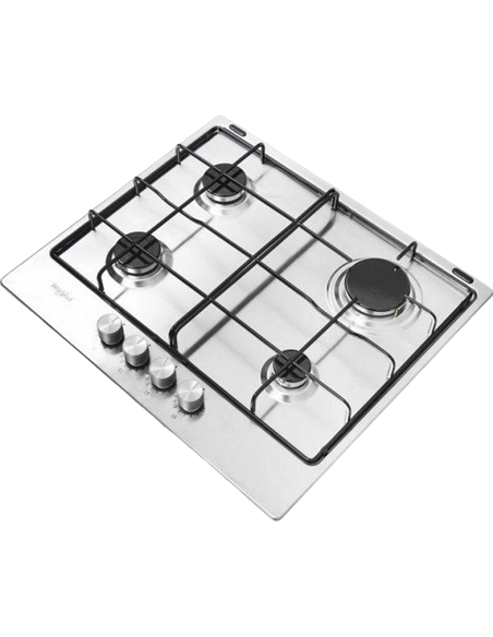 Plită pe gaz Whirlpool TKRL 650 IX, Oțel inoxidabil