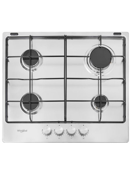 Plită pe gaz Whirlpool TKRL 650 IX, Oțel inoxidabil