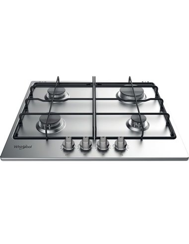 Plită pe gaz Whirlpool TKRL 650 IX, Oțel inoxidabil