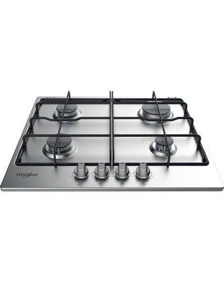 Plită pe gaz Whirlpool TKRL 650 IX, Oțel inoxidabil