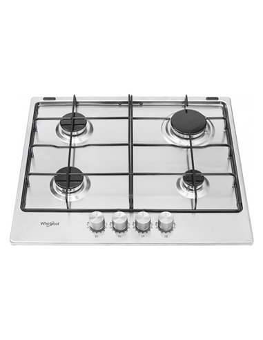 Plită pe gaz Whirlpool TKRL 650 IX, Oțel inoxidabil