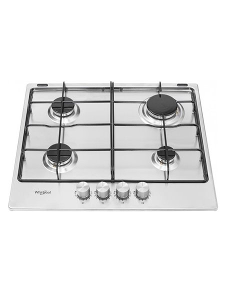 Plită pe gaz Whirlpool TKRL 650 IX, Oțel inoxidabil