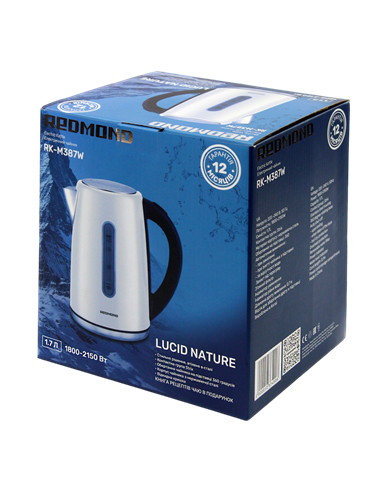 Fierbător electric Redmond RK-M387W, Alb